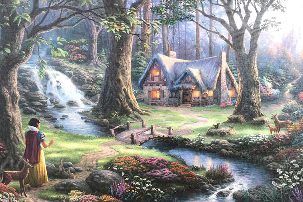 Disney, Schneewittchen - 1000 Teile Puzzle (Thomas Kinkade)