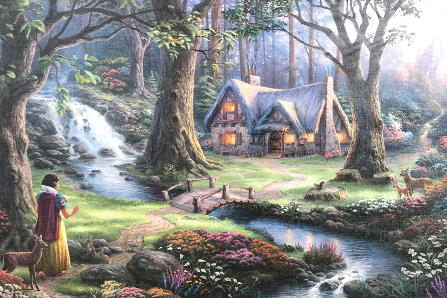 Disney, Schneewittchen - 1000 Teile Puzzle (Thomas Kinkade)