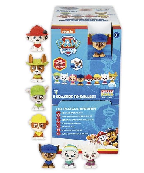 Paw Patrol - 3D Puzzle Radiergummi - trendige Radiergummies