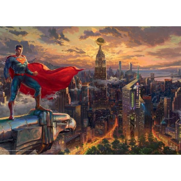 Superman, Protector of Metropolis - Puzzle 1000 Teile - Thomas Kinkade Collection