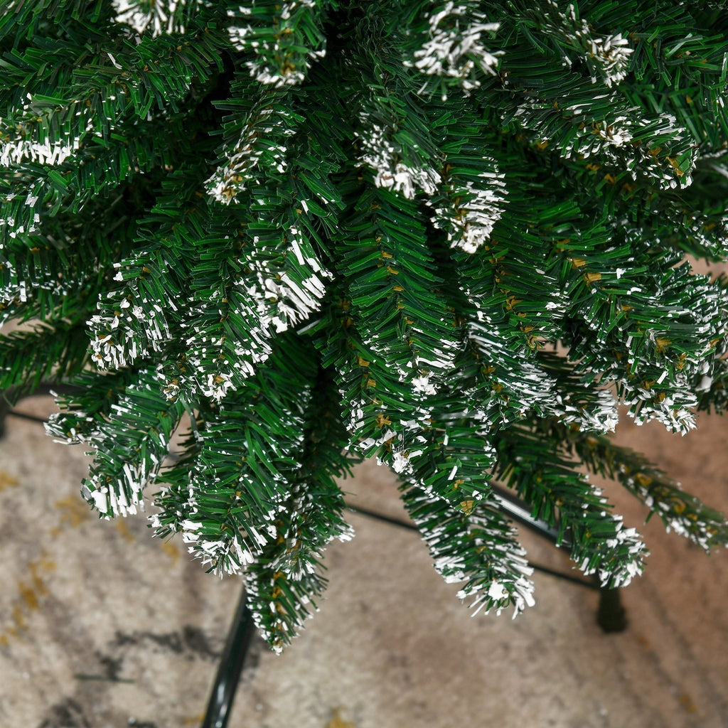 Weihnachtsbaum 190 cm, hoch realistisch, 570 Zweige, feuerfest, stabile Basis, Grün