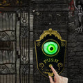 Halloweendeko, Türglocke mit Horror-Auge, Geräusch- & Touchsensor, beweglich, grünes Licht