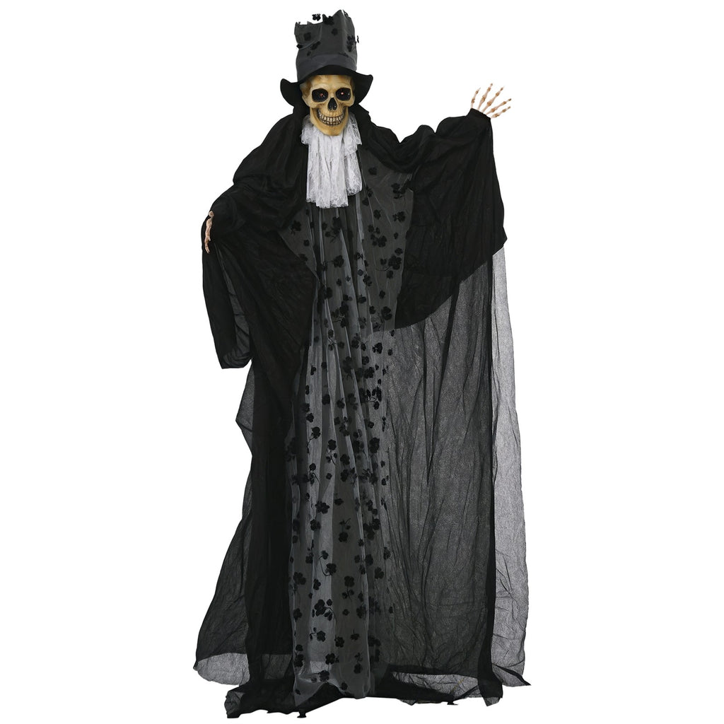 Halloween-Dekoration Gespenst Bräutigam mit Spezialeffekten und Soundfunktion 115 cm x 65 cm x 189 cm