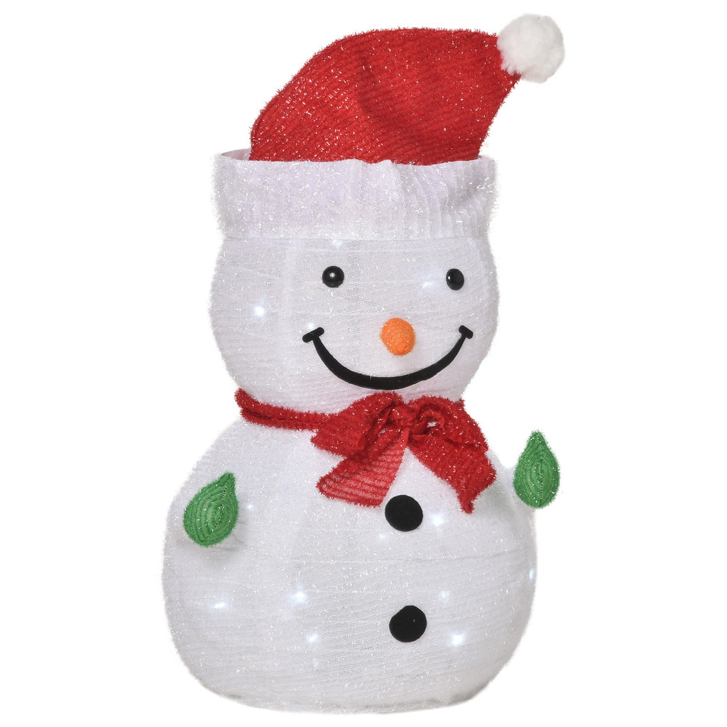 Weihnachtsdekoration Schneemann Outdoor.Weihnachtsdeko Weihnachtslicht, inkl. LEDS, 30 cm x 30 cm x 51 cm, Rot+Weiß