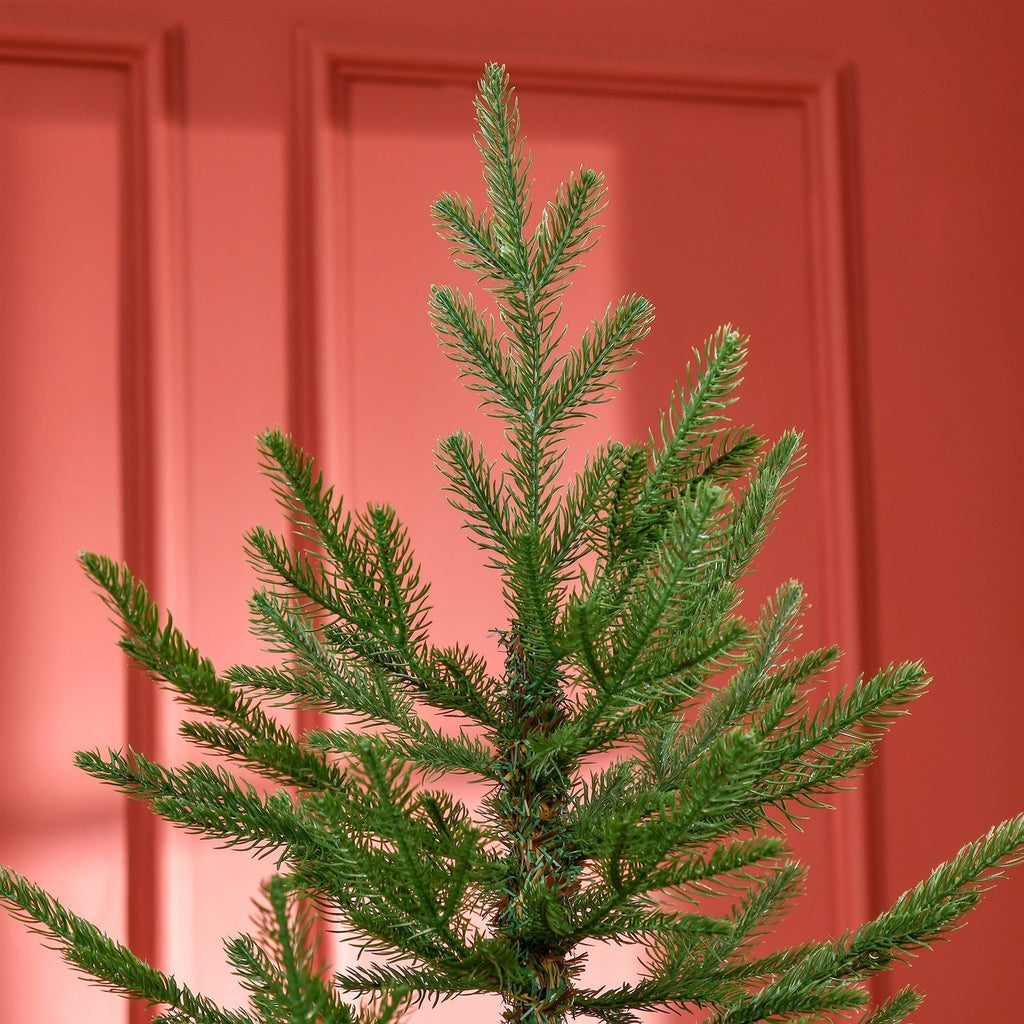 Künstlicher Weihnachtsbaum 180 cm Kieferbaum künstlich mit 795 Spitzen, klappbar Füße Stahlrahmen