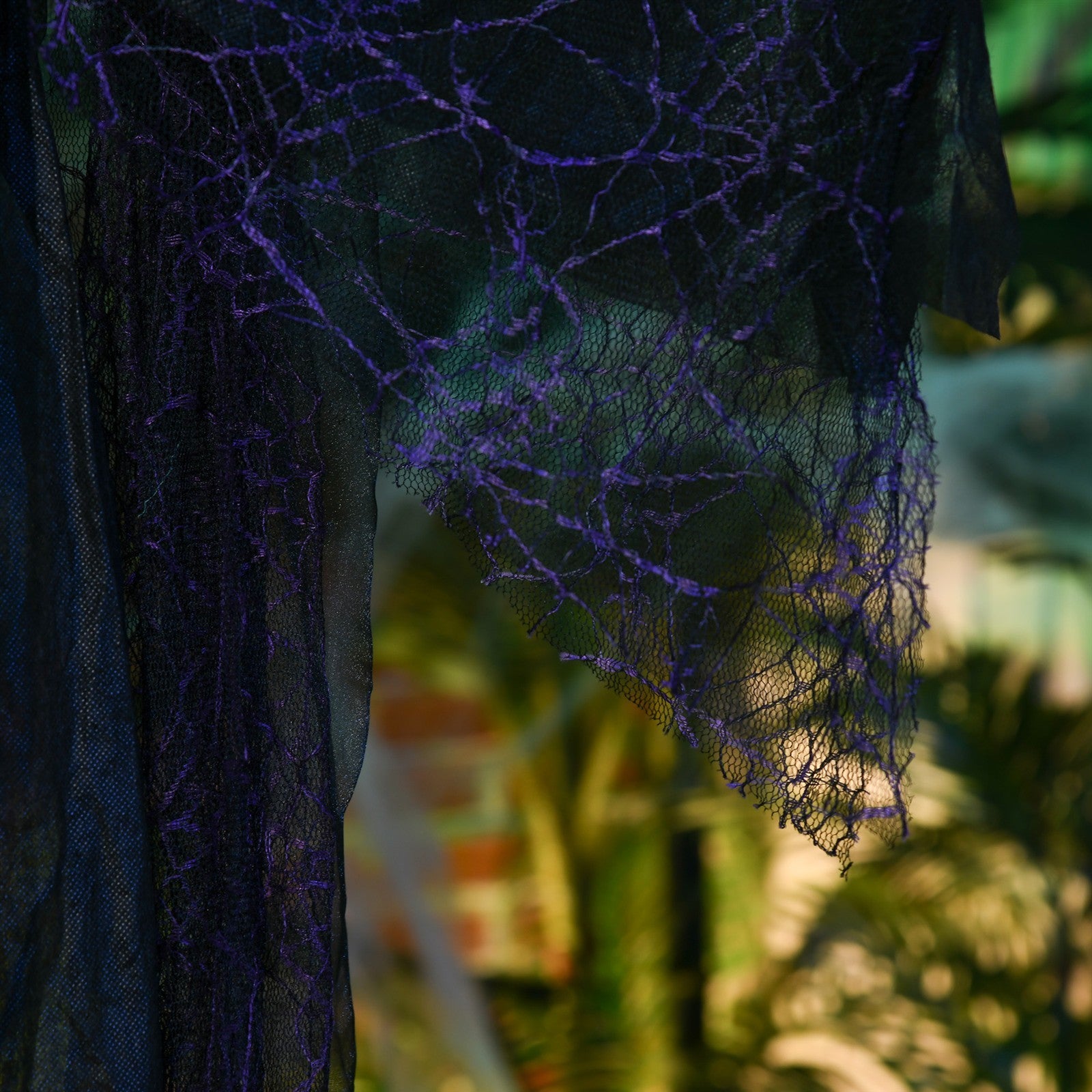 Halloween-Hexe, Halloween-Dekoration, Soundfunktion, mit Bewegungssensor, LED-Lichter, 130 cm x 18 cm x 183 cm