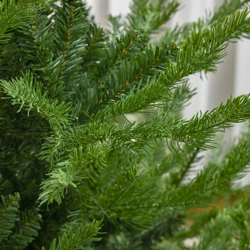 Weihnachtsbaum, Kunsttanne, realistisches Aussehen, schneller Aufbau, Kunststoff, Grün, 136 x 136 x 180cm