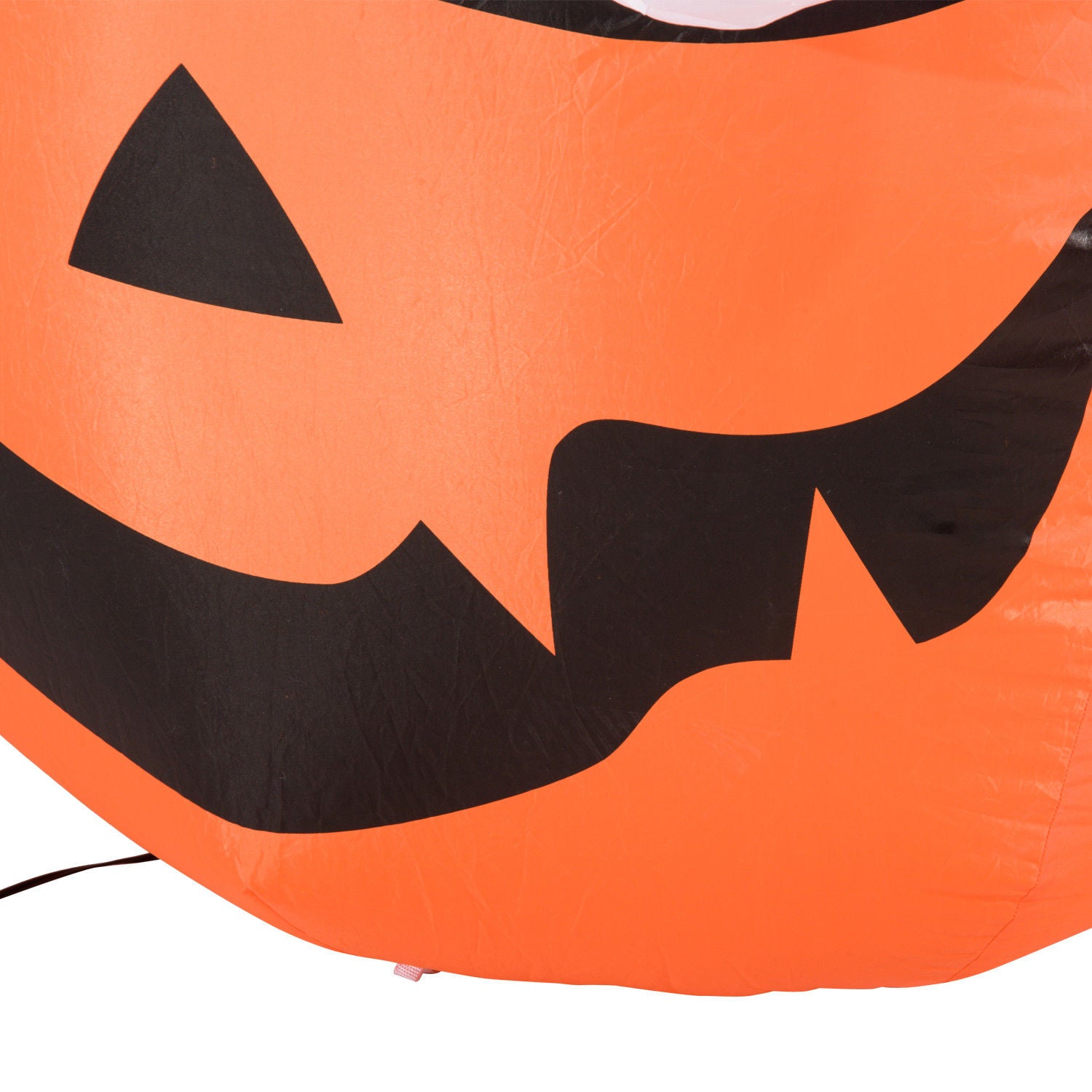 Aufblasbarer Kürbis Geist Gespenst Halloween Deko Figur Luftfigur mit LED Beleuchtung, Polyester, 120x120x180cm