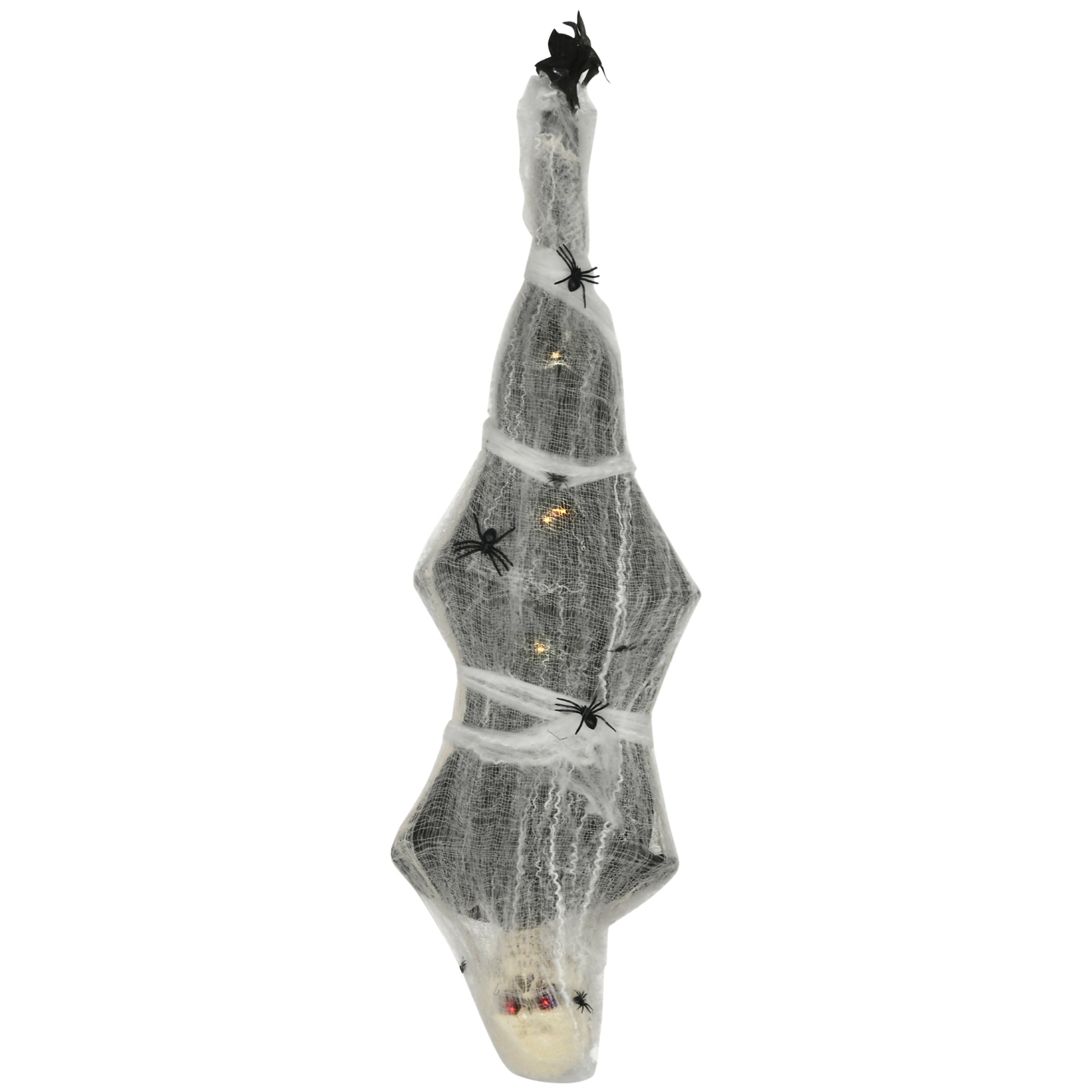 Halloween-Mumie, Halloween-Dekoration, Soundfunktion, mit Bewegungssensor und LED-Lichtern, 60 cm x 16 cm x 170 cm