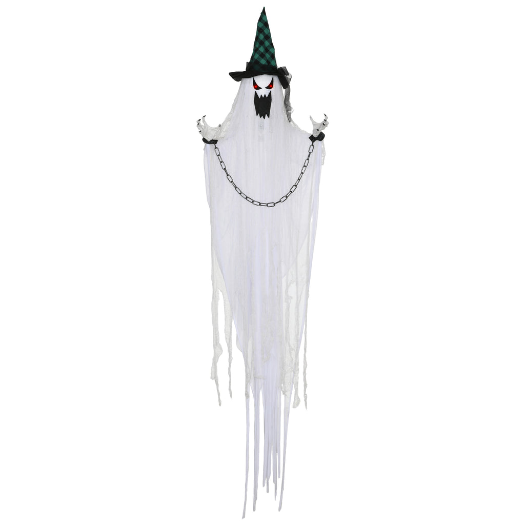 Geister-Dekoration für Halloween, Grusel-Heulen und Bewegung, batteriebetrieben