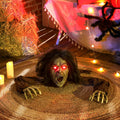 Kriechende Zombie-Dekoration für Halloween, Sounds, Lichter, Batteriebetrieb