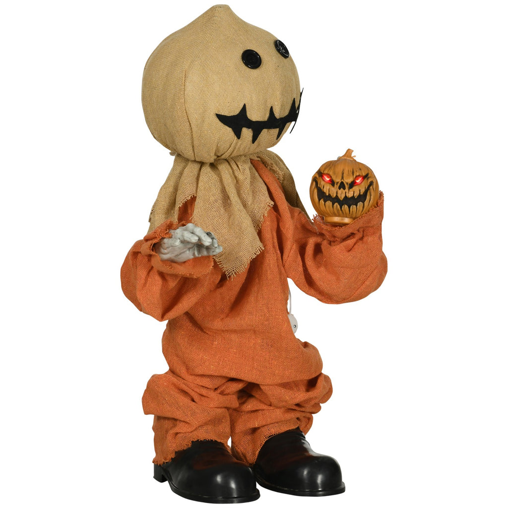 Vogelscheuche Halloween-Dekoration, beweglich, macht Geräusche, batteriebetrieben