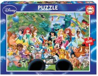 Educa Puzzle 9216297 - Marvellous World of Disney - 1000...