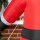 Weihnachtsdeko, Weihnachtsmann mit Hund, aufblasbar, groß, inkl. Gebläse, 117 x 80 x 157 cm