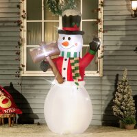 Aufblasbarer Schneemann, Outdoor Weihnachtsdekoration,...