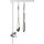Haustier Fellpflege Arm, höhenverstellbar, 36  x 8 x 74 cm, Silber