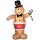 Aufblasbare Weihnachtsfiguren Aufblasbarer Lebkuchenmann, 2 m, inkl. Gebläse, Mehrfarbig