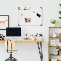 Whiteboard Magnettafel, leicht abwischbar, mit 4 Markern,...