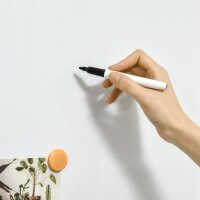 Whiteboard Magnettafel, leicht abwischbar, mit 4 Markern, 10 Magneten, 1 Radierer, 60 x 1,8 x 45cm