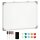 Whiteboard Magnettafel, leicht abwischbar, mit 4 Markern, 10 Magneten, 1 Radierer, 60 x 1,8 x 45cm