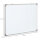 Whiteboard, Magnettafel, Notiztafel, inklusive Zubehör, 4 Stifte, 1 Schwamm, 10 Magnete, Weiß + Silber