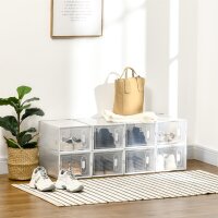 Modulares Regalsystem mit 8 Fächern, Steckregal, 25...