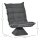 Relaxsessel Lesesessel, drehbar, Leinenoptik, 62 cm x 70 cm x 95 cm, Grau