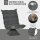 Relaxsessel Lesesessel, drehbar, Leinenoptik, 62 cm x 70 cm x 95 cm, Grau