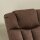 Aufstehsessel mit Liegefunktion und Fernbedienung 92 x 95 x 107 cm, Braun