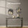 3D -Wandbilder 2er-Set Moderne Wanddekoration Metall Natur + Schwarz