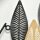 3D -Wandbilder 2er-Set Moderne Wanddekoration Metall Natur + Schwarz