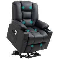 Relaxsessel mit Aufstehhilfe, USB, Massagefunktion,...