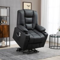 Relaxsessel mit Aufstehhilfe, USB, Massagefunktion,...