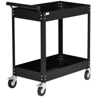 Werkstattwagen, 2 Etagen, Schubkarre, 4 Rollen, Stahl,...
