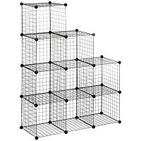 Steckregal, Würfelregal, Schuhregal, 9 Würfel,...