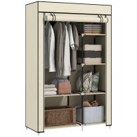 Schrank aus Stoff, Aufbewahrungslösung, 6 Regale, 1...