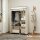 Schrank aus Stoff, Aufbewahrungslösung, 6 Regale, 1 Kleiderstange, Beige