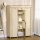 Schrank aus Stoff, Aufbewahrungslösung, 8 Regale, 2 Kleiderstangen, Beige