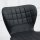 2-er-Set Barhocker Retrodesign 47 cm x 51,5 cm x 89-109 cm Schwarz