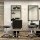 2er-Set Rollhocker höhenverstellbar, Drehhocker 48-63 cm, Arbeitshocker 360° drehbar, Bürohocker für Büro, Salon, Massage, Spa, Schwarz