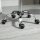 2er-Set Rollhocker höhenverstellbar, Drehhocker 48-63 cm, Arbeitshocker 360° drehbar, Bürohocker für Büro, Salon, Massage, Spa, Schwarz