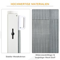 Treppenschutzgitter Metall kunststoff Grau