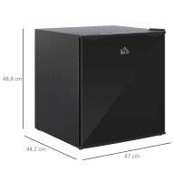 Mini-Gefrierschrank 35 L Gefrierbox elektrisch freistehend 45 W Mini Gefriertruhe Minikühlschrank 41dB -14 bis -24? 5-stufige Temperaturregelung 47 x 44,2 x 48,8 cm Schwarz