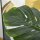 künstliche Pflanzen 110 cm künstlicher Monstera Kunstpflanzen im Topf Kunstbaum Zimmerpflanze Dekopflanze Büropflanze Kunststofftopf für drinnen und draußen