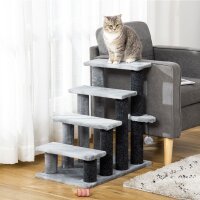Katzentreppe 4-stufige Haustiertreppe mit...