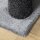 Katzentreppe 4-stufige Haustiertreppe mit Kratzsäulen Ball Hundetreppe Tiertreppe für Katzen bis 5 kg Plüsch Jute Grau 60 x 40 x 64 cm