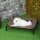 Hundeliege Outdoor, Erhöhtes Hundebett für Mittelgroße Groß Hunde, stabile Haustierliege mit Waschbares Mesh, Katzenbett Haustierbett Schlafplatz für Draußen Camping, 76 x 61 x 18 cm, Braun