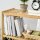 Standregal Bücherregal 4-stufiges Bambusregal Büroregal Lagerregal Aktenregal Küchenregal für Bad Küche Wohnzimmer Schlafzimmer Bambus Natur 62 x 33 x 112 cm