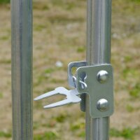 Gehege für Kleintiere, Outdoor-Freilaufgehege für Hühner, Kaninchen, Enten, stabile Konstruktion, Stahl und Oxford-Stoff