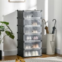 Modulares Regalsystem für 6 Paar Schuhe, 49 cm x...